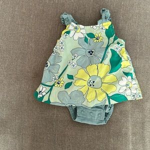 NWOT 3 month Carters floral one piece dress